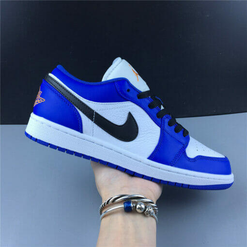 Air Jordan 1 Low Hyper Royal Orange Peel