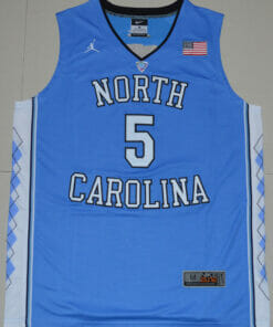 North Carolina Tar Heels #5 Marcus Paige NCAA Basketball Jersey Blue