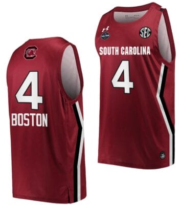 Aliyah Boston Jersey South Carolina Gamecocks College Basketball 2022 March Madness Final Four Wine #4