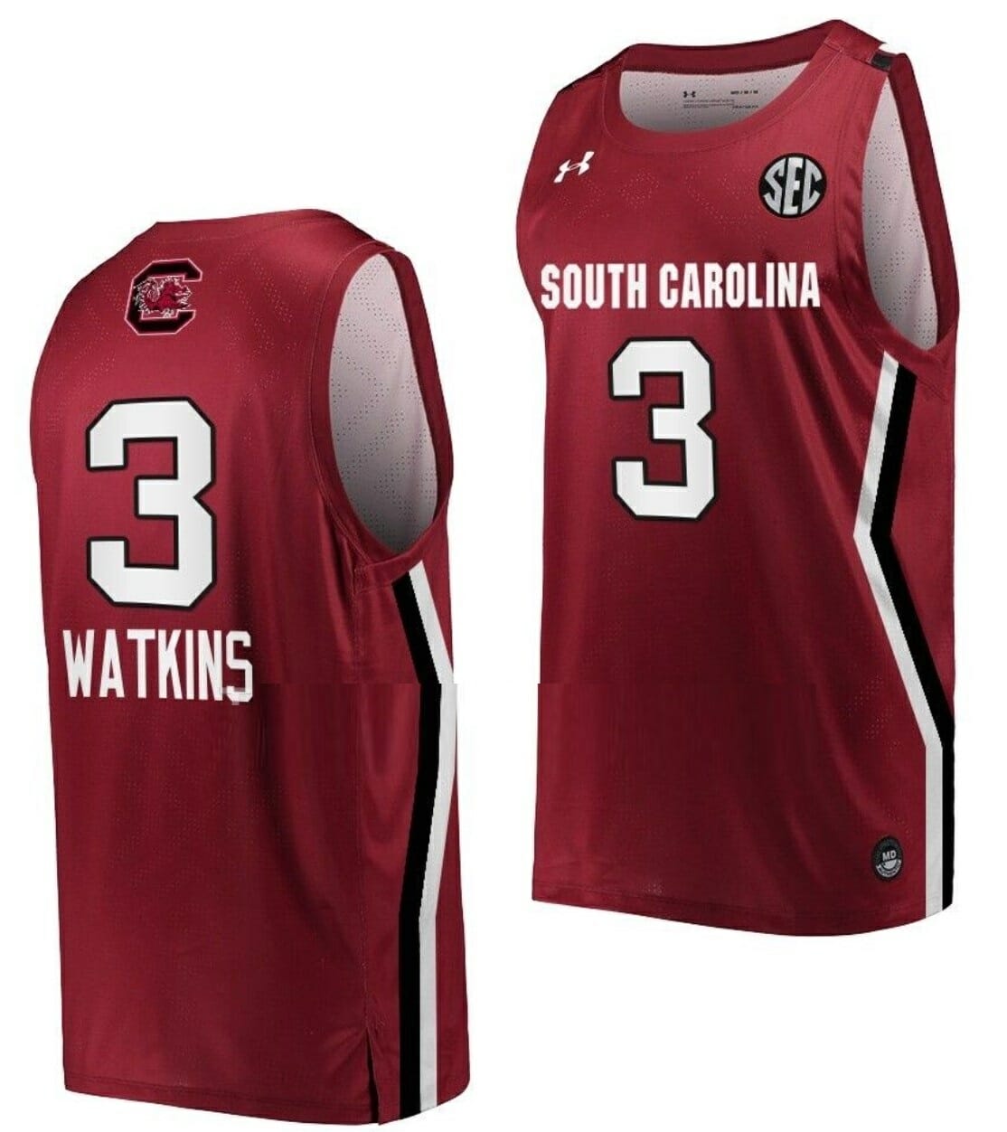 Ashlyn Watkins Jersey South Carolina Gamecocks College Basketball Wine #3 1 Ashlyn Watkins Jersey South Carolina Gamecocks College Basketball Wine #3
