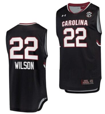A'ja Wilson Jersey South Carolina Gamecocks Jersey College Basketball Black #22