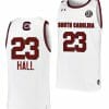 Aubryanna Hall Jersey South Carolina Gamecocks College Basketball White #23