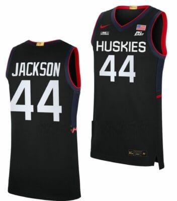 Andre Jackson Jersey UConn Huskies College Basketball Limited Black #44