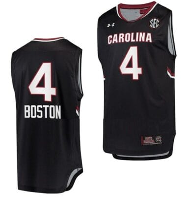 Aliyah Boston Jersey South Carolina Gamecocks Jersey College Basketball Black #4