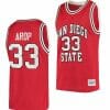 Aguek Arop Jersey San Diego State Aztecs College Basketball Red Retro #33