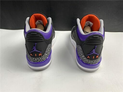 Air Jordan 3 Retro Black Court Purple - Image 3