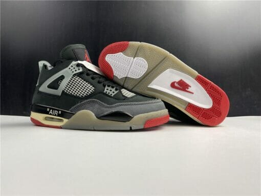 Air Jordan 4 OW Bred - Image 3