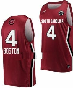 Aliyah Boston Jersey South Carolina Gamecocks College Basketball Wine #4
