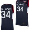 Ayanna Patterson Jersey UConn Huskies College Basketball Navy Replica #34 4 Ayanna Patterson Jersey UConn Huskies College Basketball Navy Replica #34