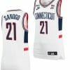 Adama Sanogo Jersey UConn Huskies College Basketball Alumni White #21