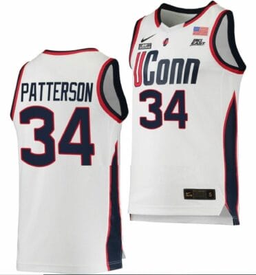 Ayanna Patterson Jersey UConn Huskies College Basketball White Replica #34 8 Ayanna Patterson Jersey UConn Huskies College Basketball White Replica #34