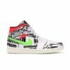 Air Jordan 1 Mid All Over Logos