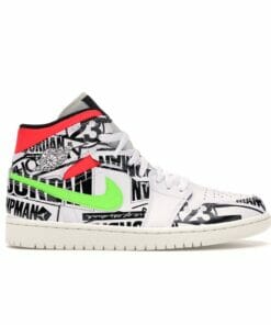 Air Jordan 1 Mid All Over Logos