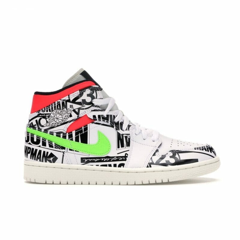 Air Jordan 1 Mid All Over Logos 18 Air Jordan 1 Mid All Over Logos