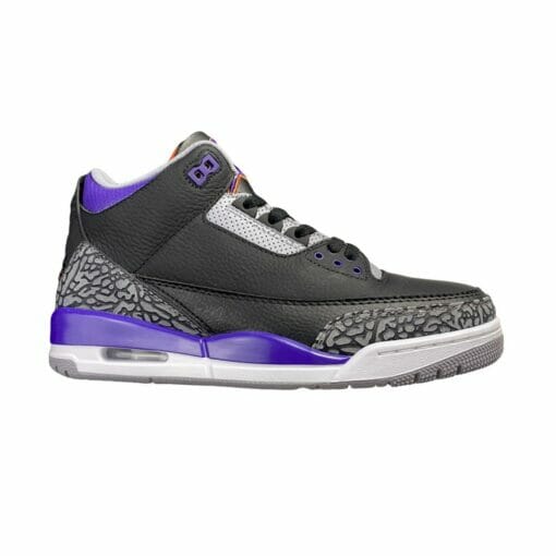 Air Jordan 3 Retro Black Court Purple