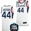 Andre Jackson Jersey UConn Huskies College Basketball 2023 NCAA Final Four White #44 3 Andre Jackson Jersey UConn Huskies College Basketball 2023 NCAA Final Four White #44