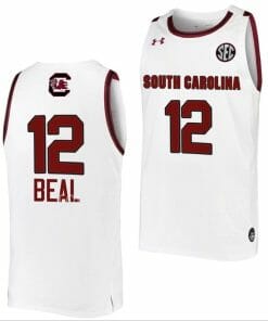 Brea Beal Jersey South Carolina Gamecocks College Basketball White #12