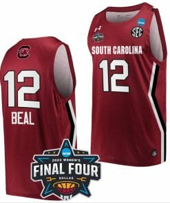 Brea Beal Jersey South Carolina Gamecocks College Basketball 2023 NCAA Final Four Garnet Garnet #12