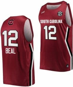 Brea Beal Jersey South Carolina Gamecocks College Basketball Wine #12