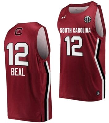 Brea Beal Jersey South Carolina Gamecocks College Basketball Wine #12 8 Brea Beal Jersey South Carolina Gamecocks College Basketball Wine #12