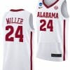 Brandon Miller Jersey Alabama Crimson Tide College Basketball 2023 NCAA March Madness White #24