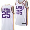 Ben Simmons Jersey LSU Tigers College Basketball Limited White #25 4 Ben Simmons Jersey LSU Tigers College Basketball Limited White #25