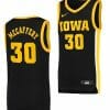 Connor McCaffery Jersey Iowa Hawkeyes College Basketball Black Swingman #30 2 Connor McCaffery Jersey Iowa Hawkeyes College Basketball Black Swingman #30