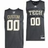 Custom Georgia Tech Yellow Jackets Jersey Name and Number College Basketball Grey Swingman
