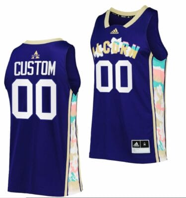 Custom Alcorn State Braves Jersey Name And Number College Basketball Purple