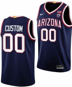 Custom Arizona Wildcats Jersey Name And Number College Basketball Limited Navy
