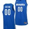 Custom Memphis Tigers Jersey Name and Number College Basketball Blue