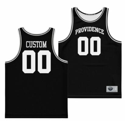 Custom Providence Friars Jersey Name and Number College Basketball Black
