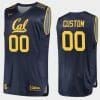 Custom California Golden Bears Jersey Name and Number College Basketball Replica Navy