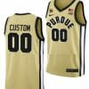 Custom Purdue Boilermakers Jersey College Basketball Gold