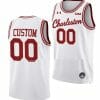 Custom Charleston Cougars Jersey Name and Number College Basketball Throwback White