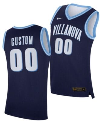 Custom Villanova Wildcats Jersey Name and Number College Basketball Navy Replica 6 Custom Villanova Wildcats Jersey Name and Number College Basketball Navy Replica