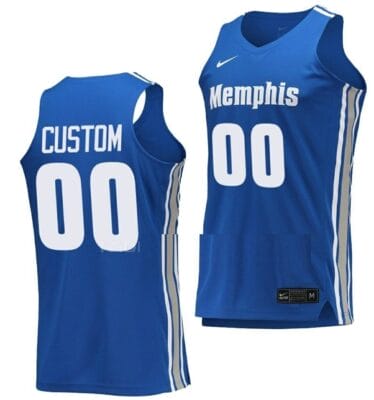 Custom Memphis Tigers Jersey Name and Number College Basketball Royal 6 Custom Memphis Tigers Jersey Name and Number College Basketball Royal