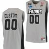 Custom Providence Friars Jersey Name and Number College Basketball 2022 NCAA March Madness Grey BLM