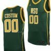 Custom Norfolk State Spartans Jersey Name and Number College Basketball Green 3 Custom Norfolk State Spartans Jersey Name and Number College Basketball Green