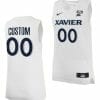 Custom Xavier Musketeers Jersey Name and Number College Basketball White