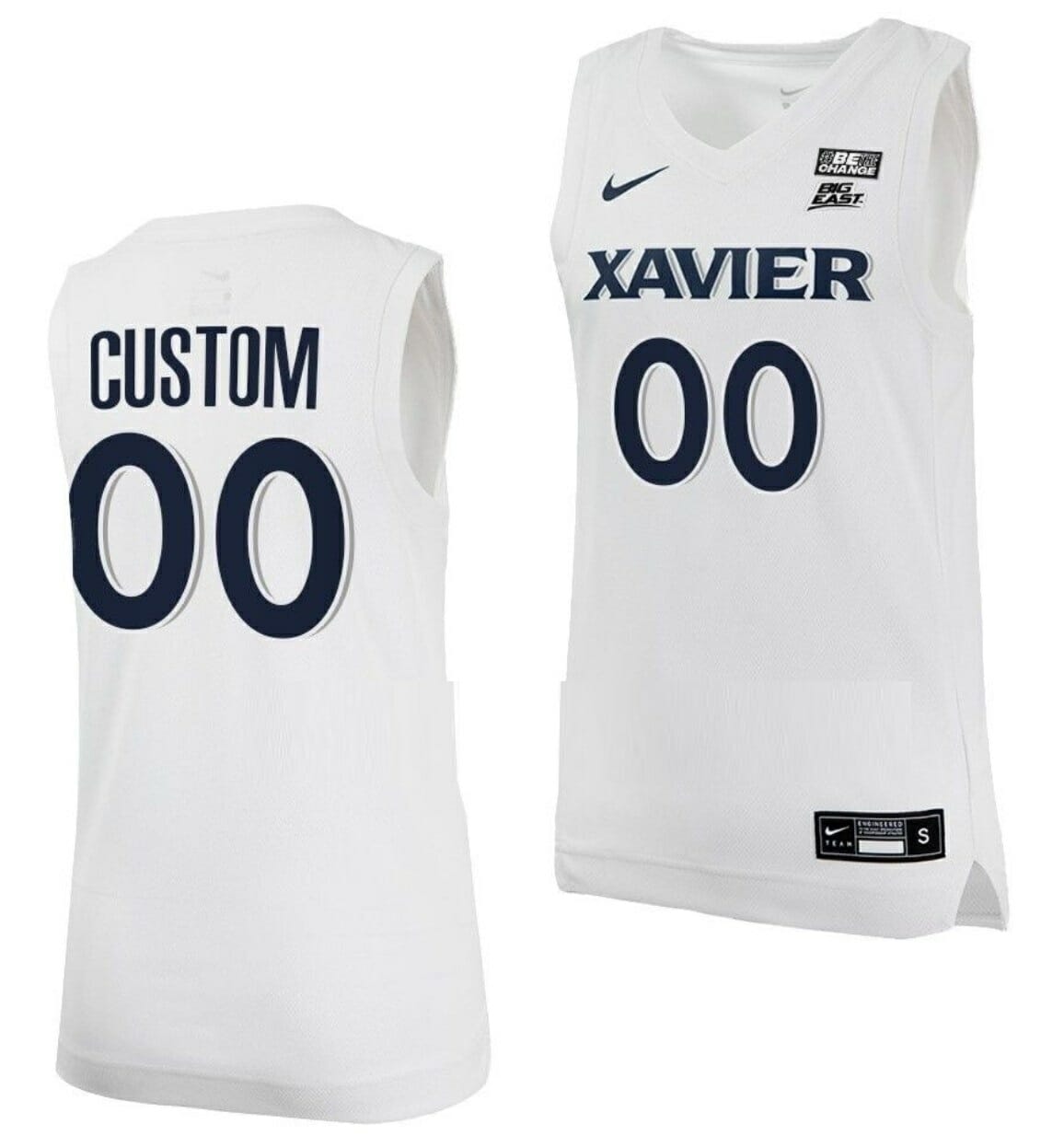 Custom Xavier Musketeers Jersey Name and Number College Basketball White 1 Custom Xavier Musketeers Jersey Name and Number College Basketball White