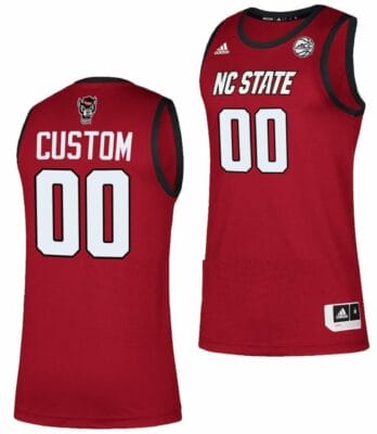 Custom NC State Wolfpack Jersey Name and Number College Basketball Swingman Red 6 Custom NC State Wolfpack Jersey Name and Number College Basketball Swingman Red