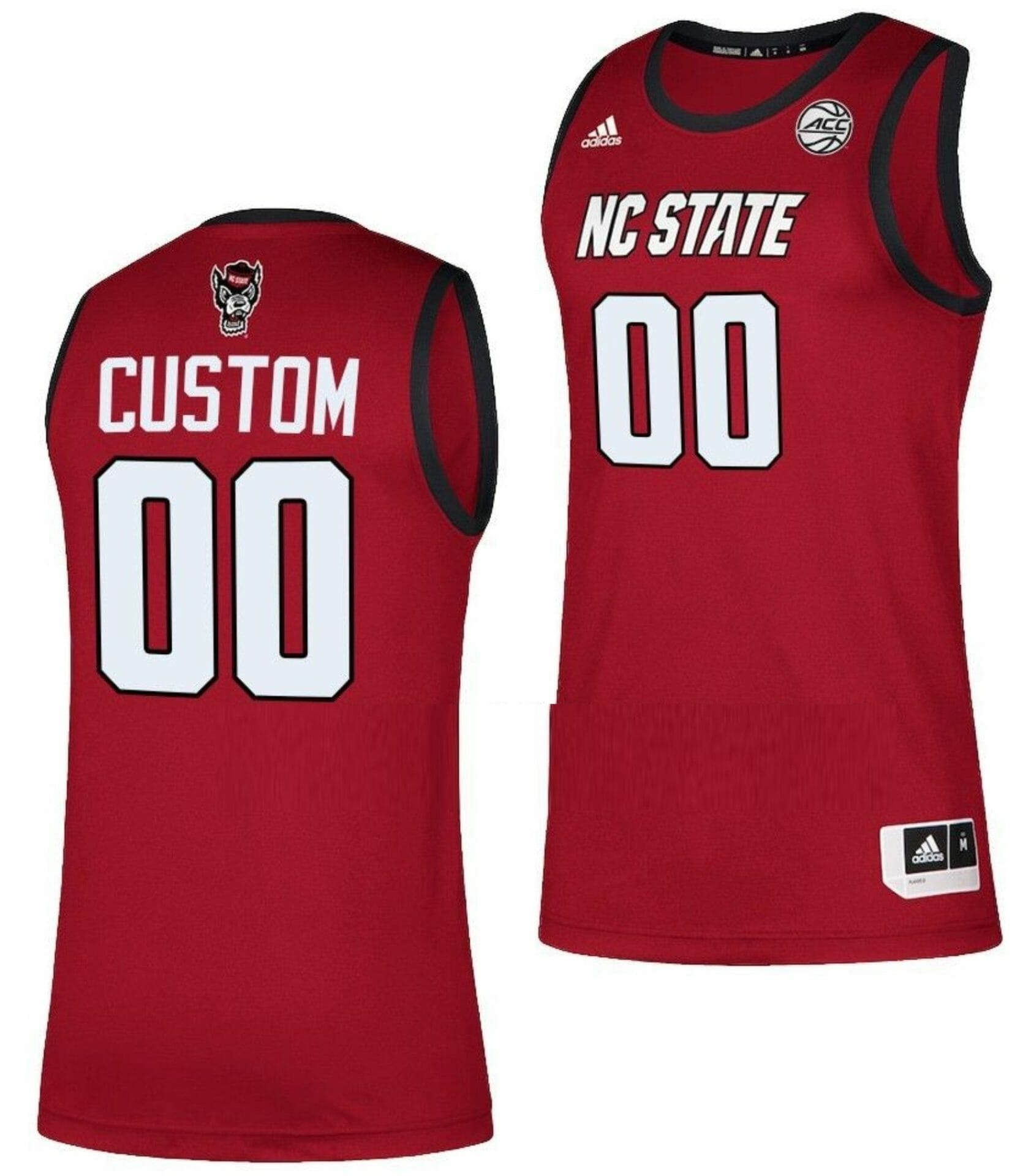 Custom NC State Wolfpack Jersey Name and Number College Basketball Swingman Red 1 Custom NC State Wolfpack Jersey Name and Number College Basketball Swingman Red