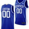 Custom Kentucky Wildcats Jersey Name and Number College Basketball 2022-23 Royal Throwback