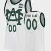 Custom Michigan State Spartans Jersey Name and Number College Basketball Final Four White