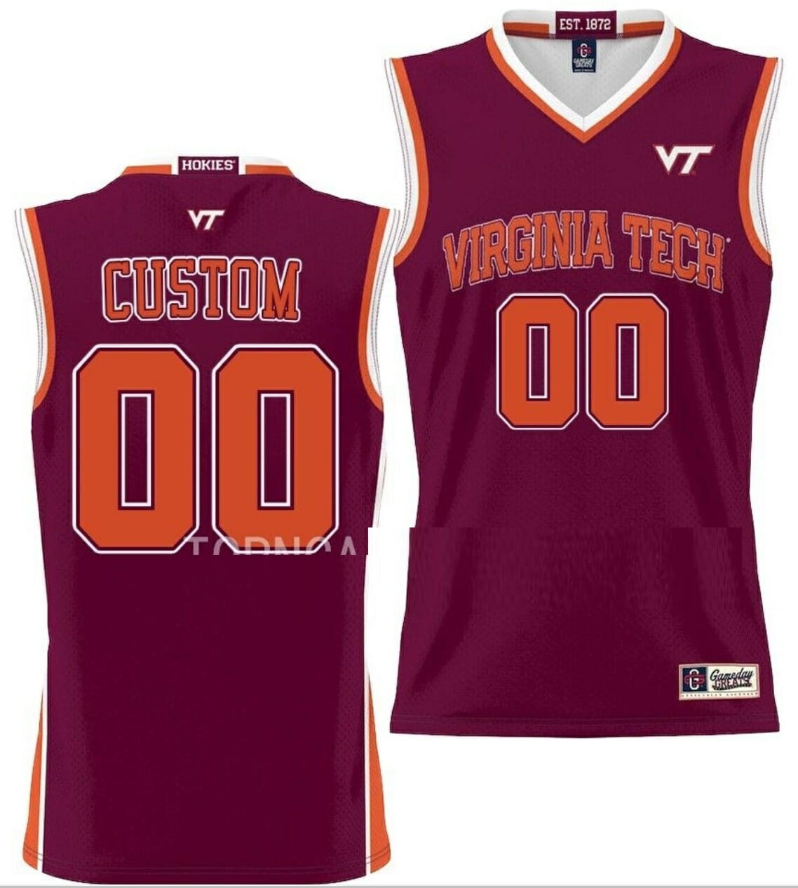 Custom Virginia Tech Hokies Jersey Name and Number College Basketball NIL Pick-A-Player Maroon 1 Custom Virginia Tech Hokies Jersey Name and Number College Basketball NIL Pick-A-Player Maroon