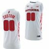 Custom Rutgers Scarlet Knights Jersey Name and Number College Basketball Swingman White