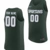 Custom Michigan State Spartans Jersey Name and Number College Basketball Green