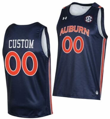 Custom Auburn Tigers Jersey Name and Number College Basketball Alumni Navy 6 Custom Auburn Tigers Jersey Name and Number College Basketball Alumni Navy