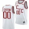 Custom Charleston Cougars Jersey Name and Number College Basketball White